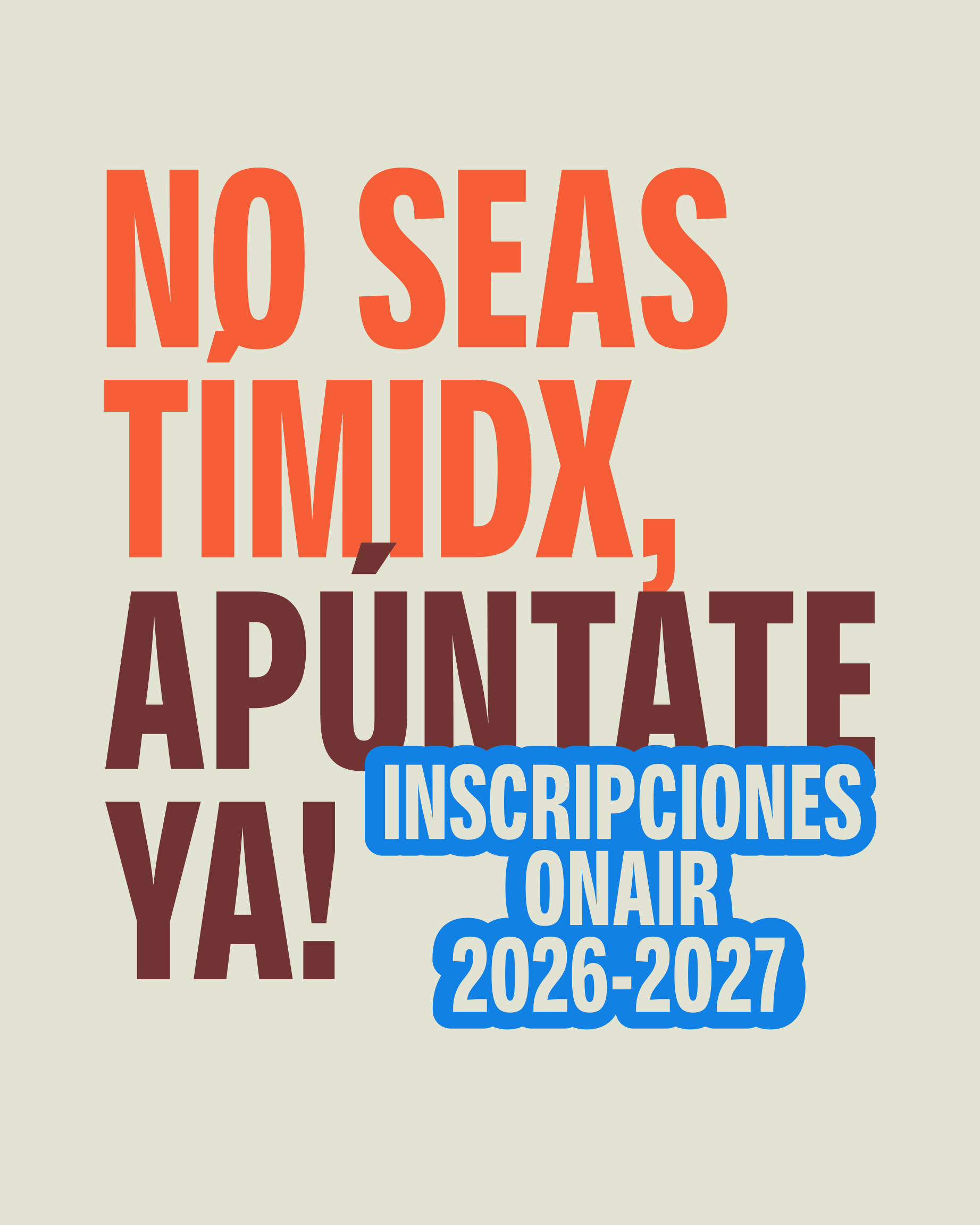 Inscripciones Curso 2026-2027
